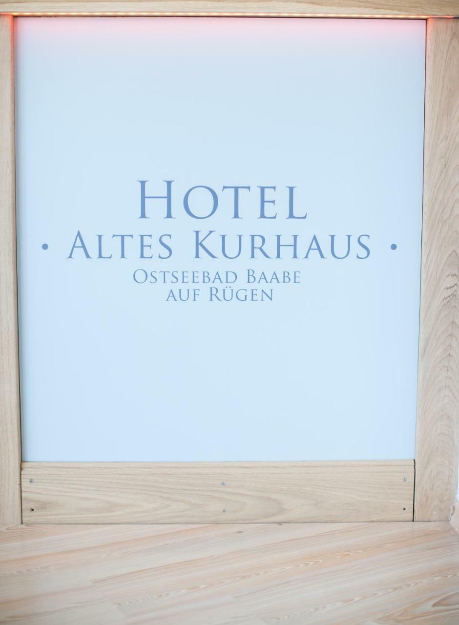 Hotel Altes Kurhaus Baabe Εξωτερικό φωτογραφία
